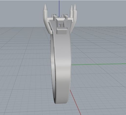 Graff style ring Model 3286 3D print model_3