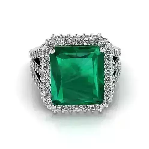 Engagement halo rings Model 3285 3D print model