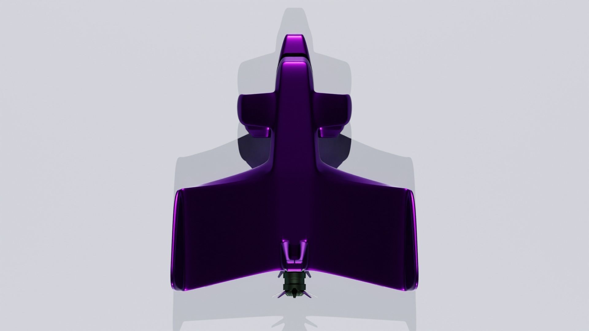 Sci Fi Plane - Aircraft 3D model_3