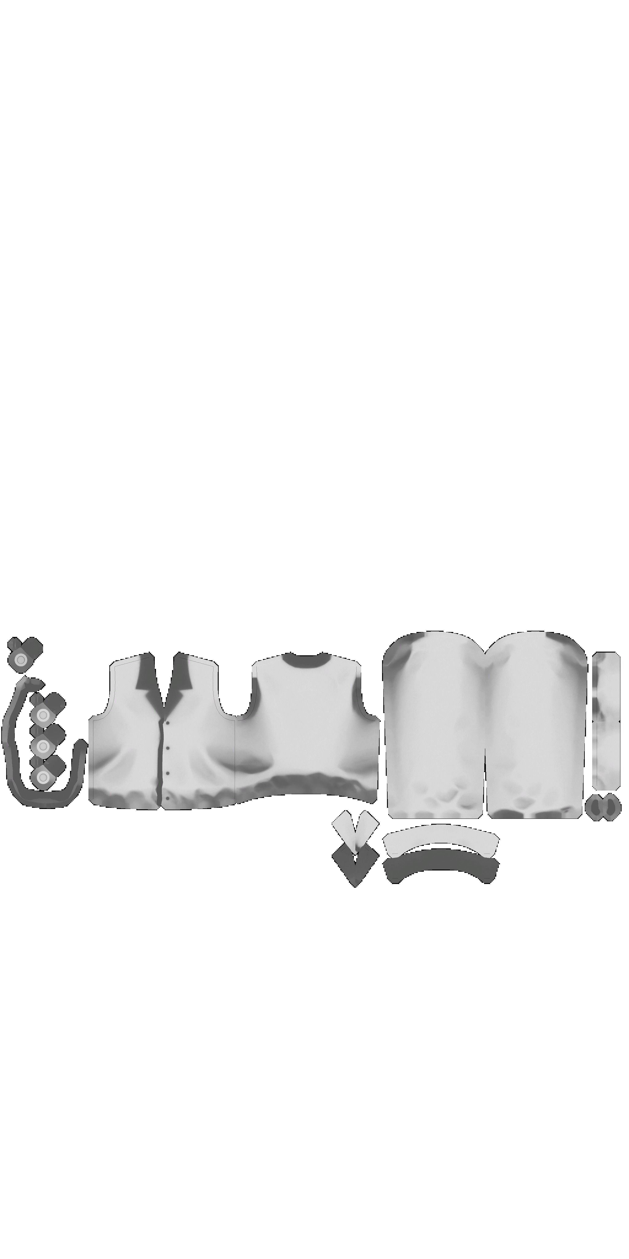 Chef girl Low poly 3D Model Low-poly 3D model_17