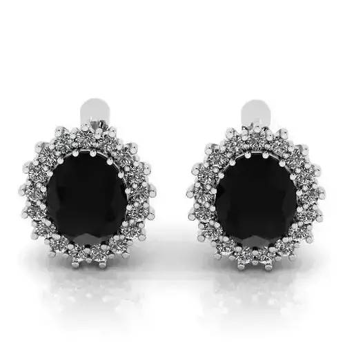 Earrings with English lock Model 3275