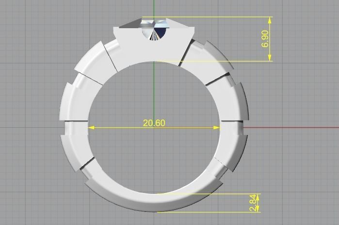 Ring Model 3269 3D print model_7