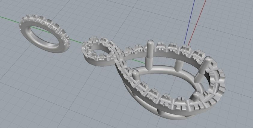 Pendant Model 3260 3D print model_2