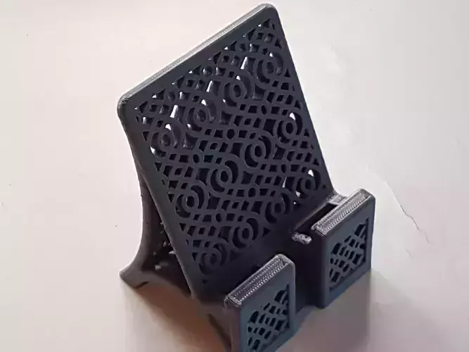 PHONE STAND WITH SPEAKER EFFECT PRINT IN PLACE 