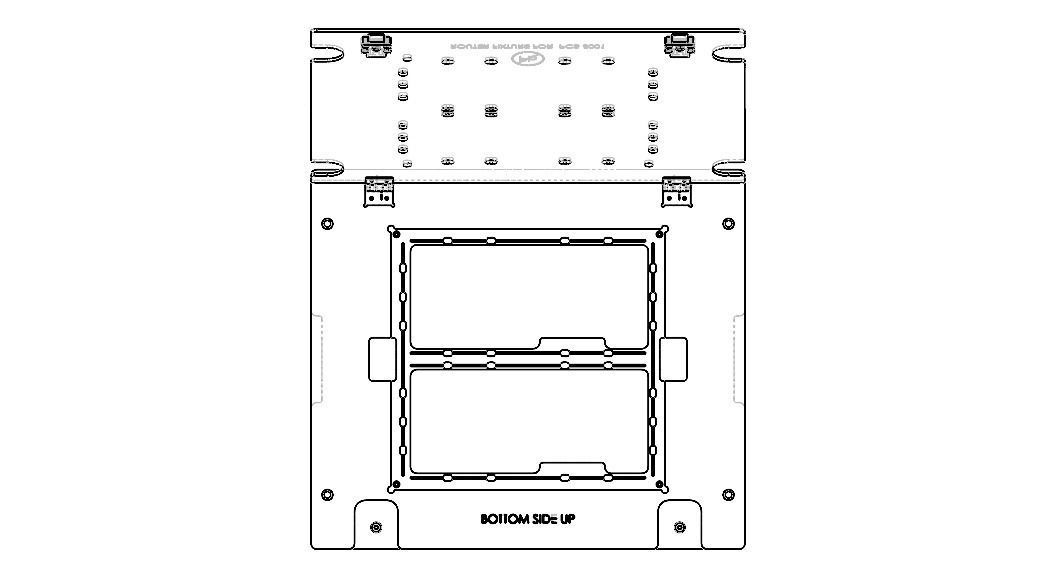 Standard Aluminium PCB Router Fixture 3D model_7
