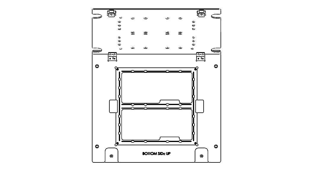 Standard Aluminium PCB Router Fixture 3D model_6