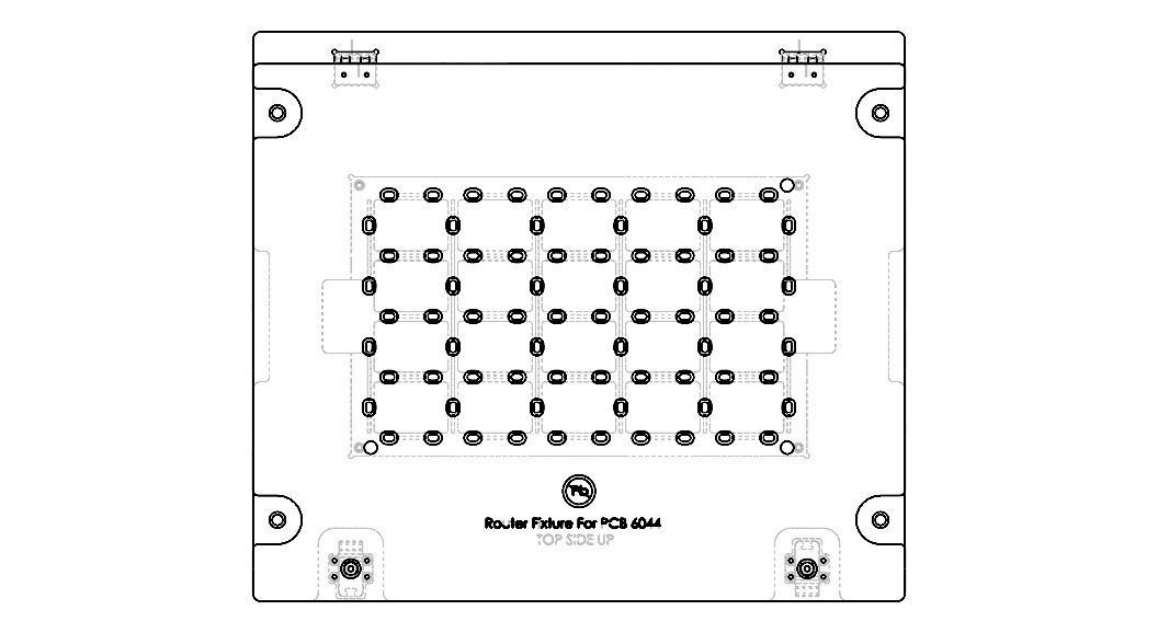 Standard Aluminium PCB Router Fixture 3D model_76