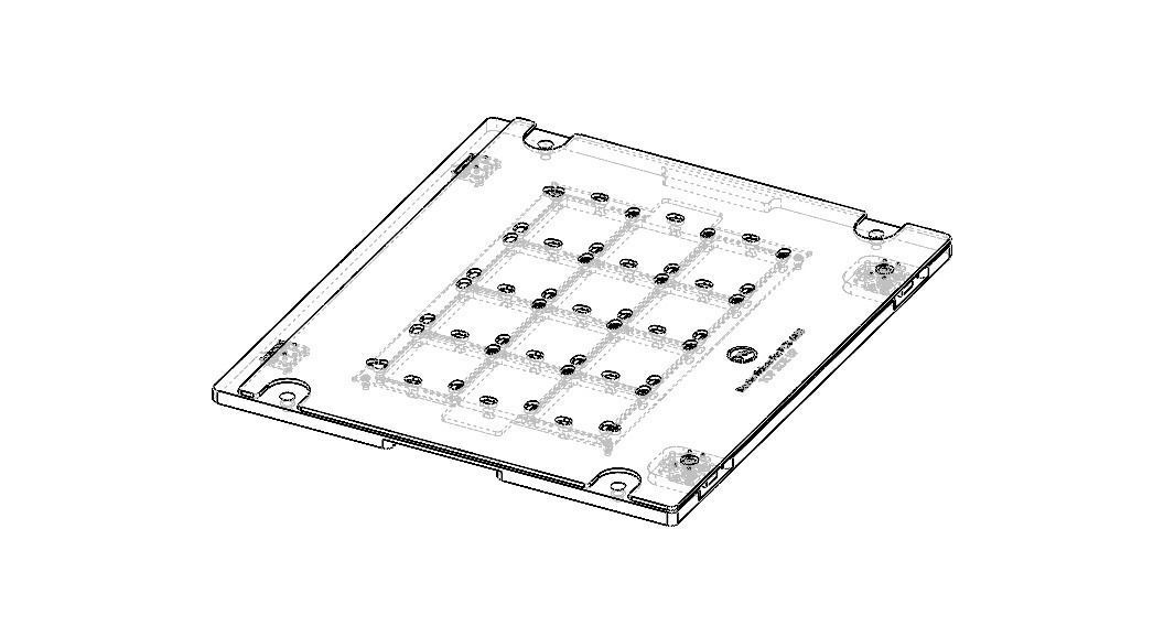 Standard Aluminium PCB Router Fixture 3D model_59