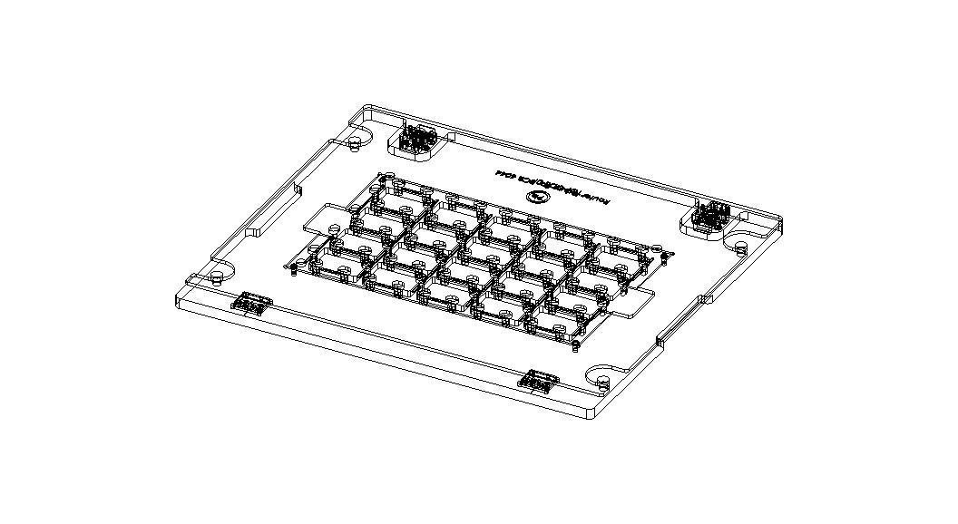 Standard Aluminium PCB Router Fixture 3D model_89