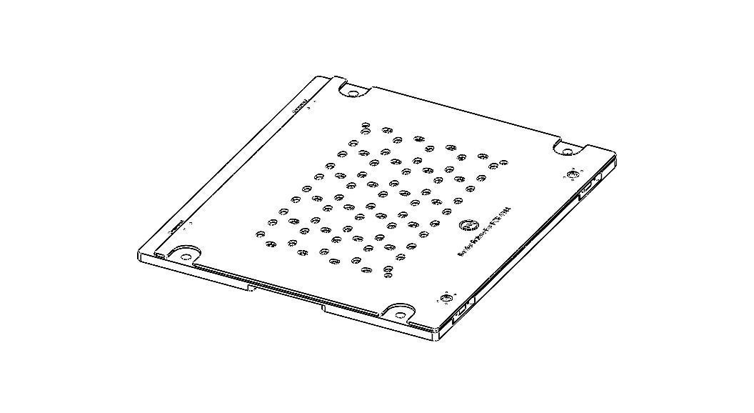 Standard Aluminium PCB Router Fixture 3D model_81