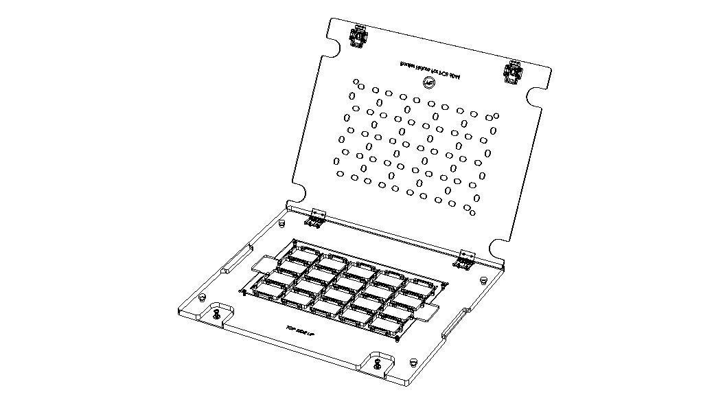 Standard Aluminium PCB Router Fixture 3D model_71