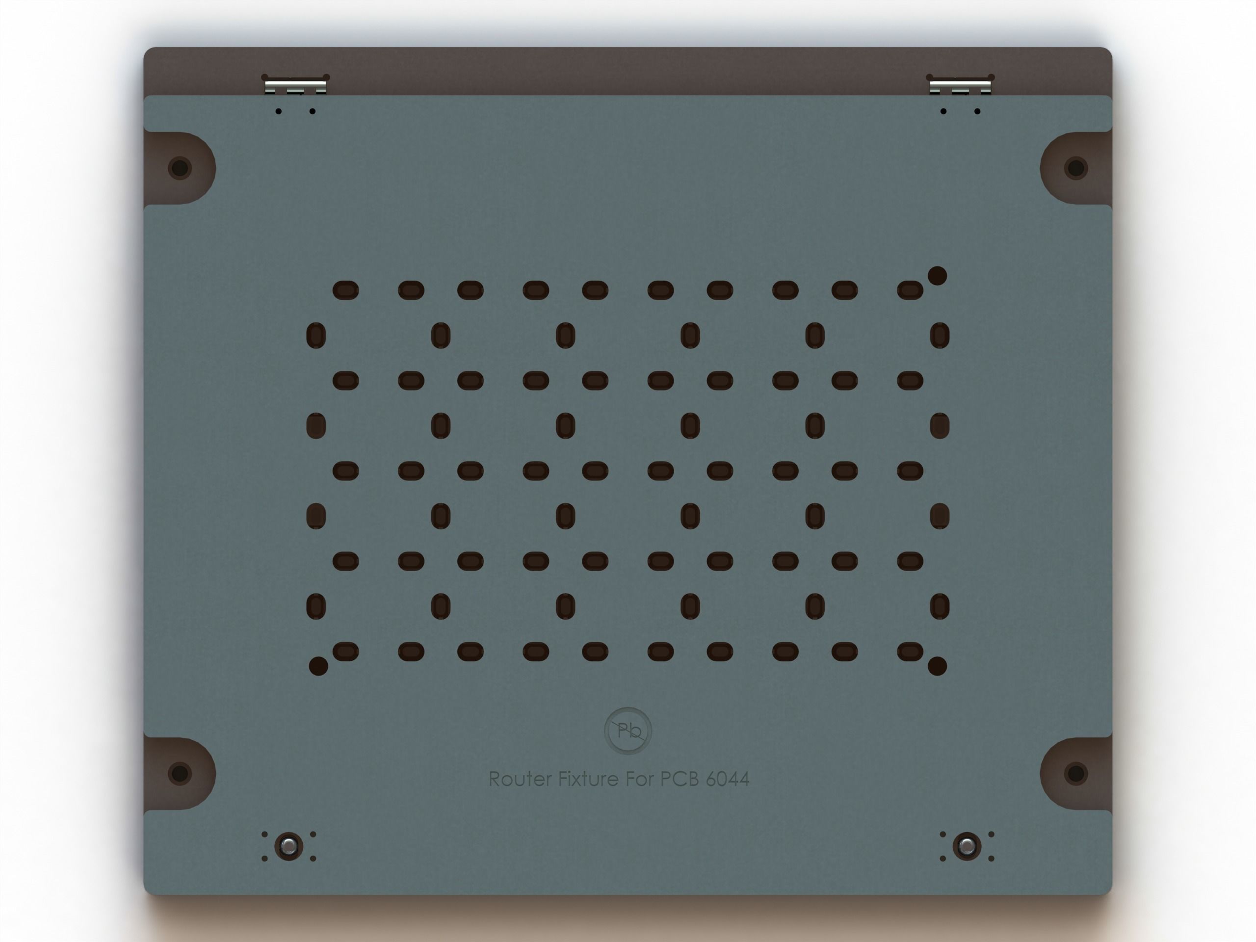 Standard Aluminium PCB Router Fixture 3D model_68
