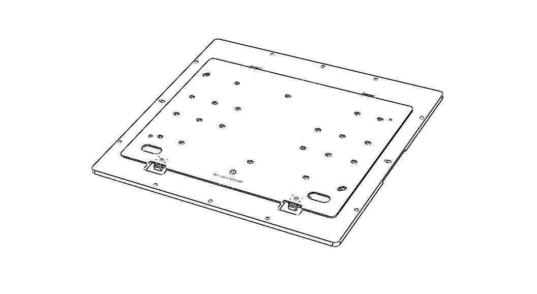 Standard Aluminium PCB Router Fixture 3D model_26