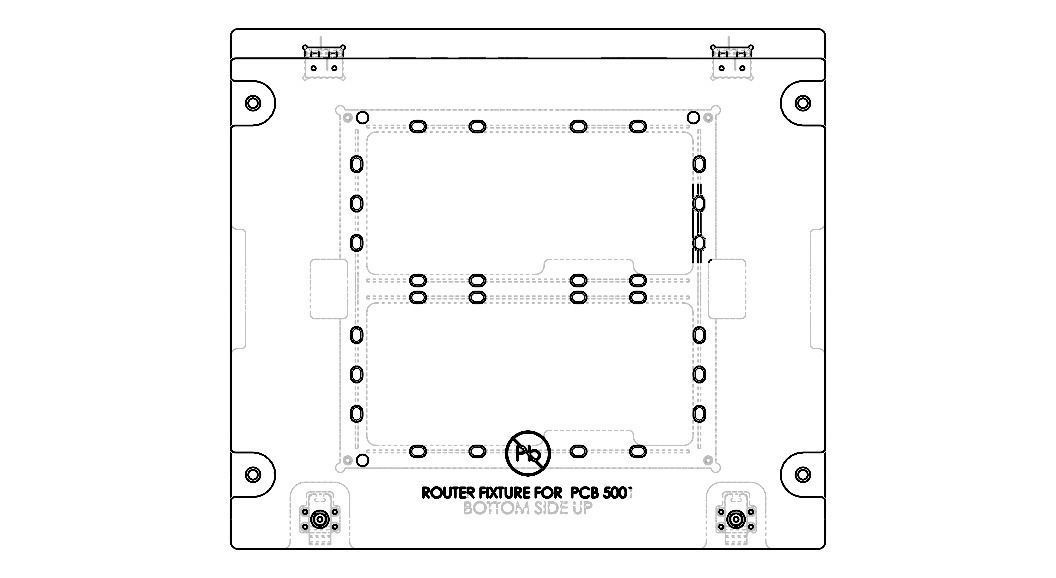 Standard Aluminium PCB Router Fixture 3D model_13
