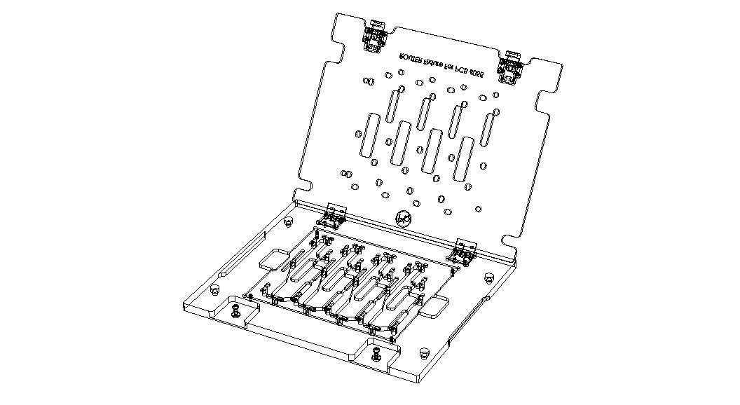 Standard Aluminium PCB Router Fixture 3D model_94
