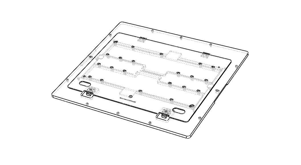 Standard Aluminium PCB Router Fixture 3D model_27