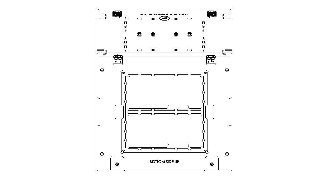 Standard Aluminium PCB Router Fixture 3D model_8