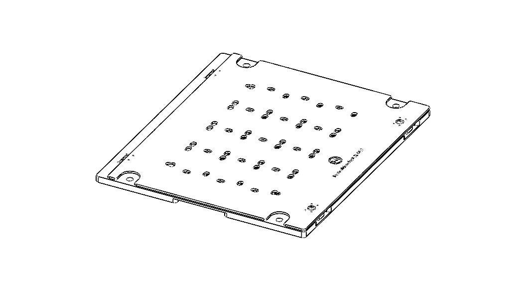 Standard Aluminium PCB Router Fixture 3D model_58