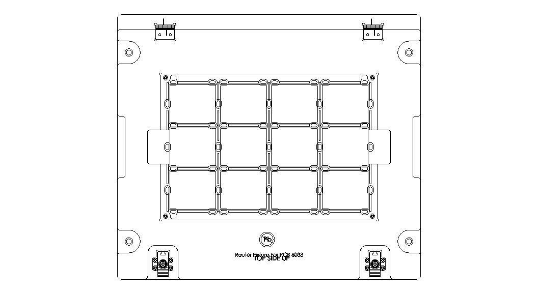Standard Aluminium PCB Router Fixture 3D model_54