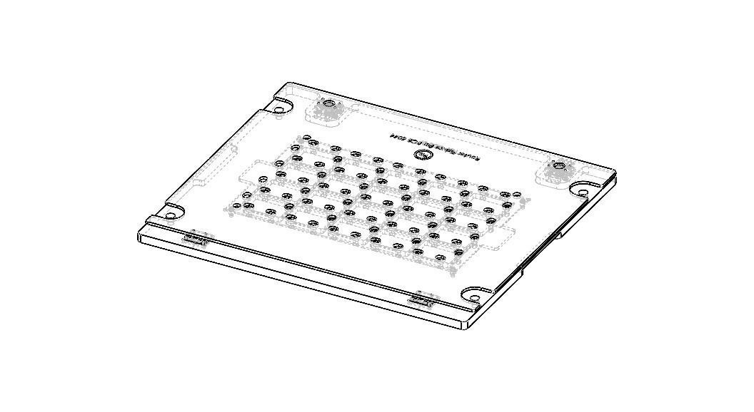 Standard Aluminium PCB Router Fixture 3D model_88