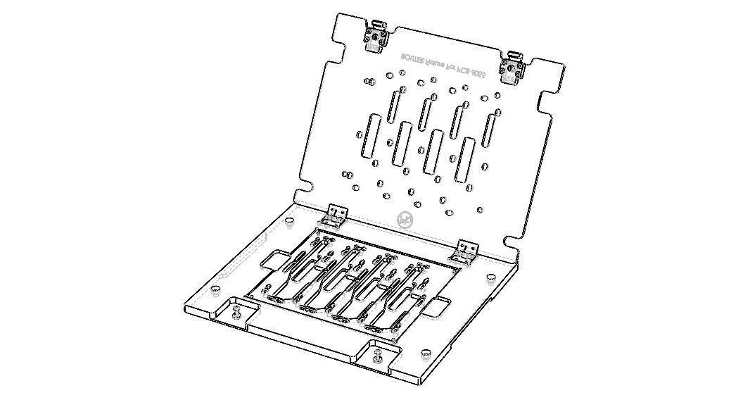 Standard Aluminium PCB Router Fixture 3D model_93