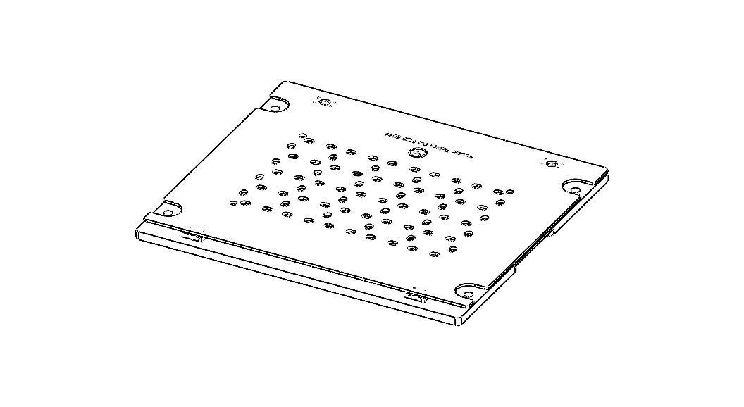 Standard Aluminium PCB Router Fixture 3D model_87