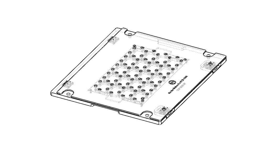 Standard Aluminium PCB Router Fixture 3D model_82