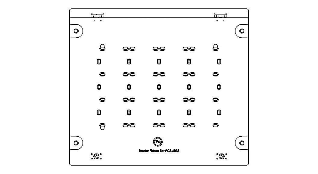 Standard Aluminium PCB Router Fixture 3D model_52