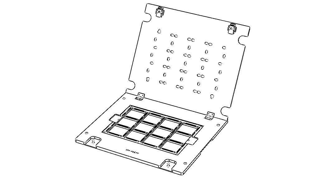 Standard Aluminium PCB Router Fixture 3D model_46