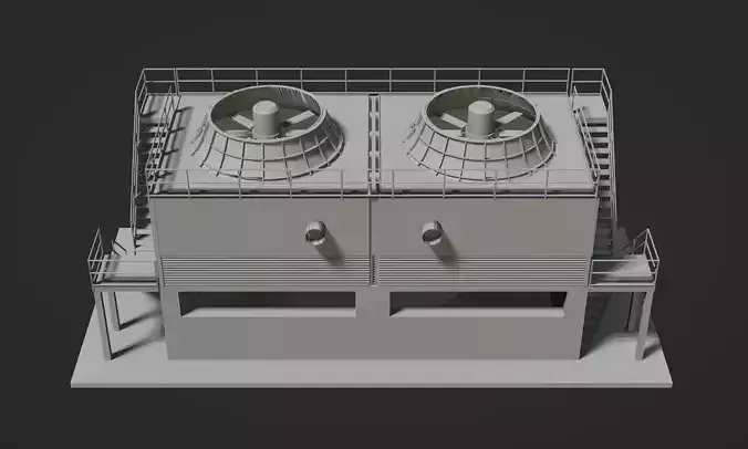 Industrial building 2023-0004 3D model