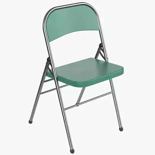 Folding Metal Chair  - Subdivision geometry