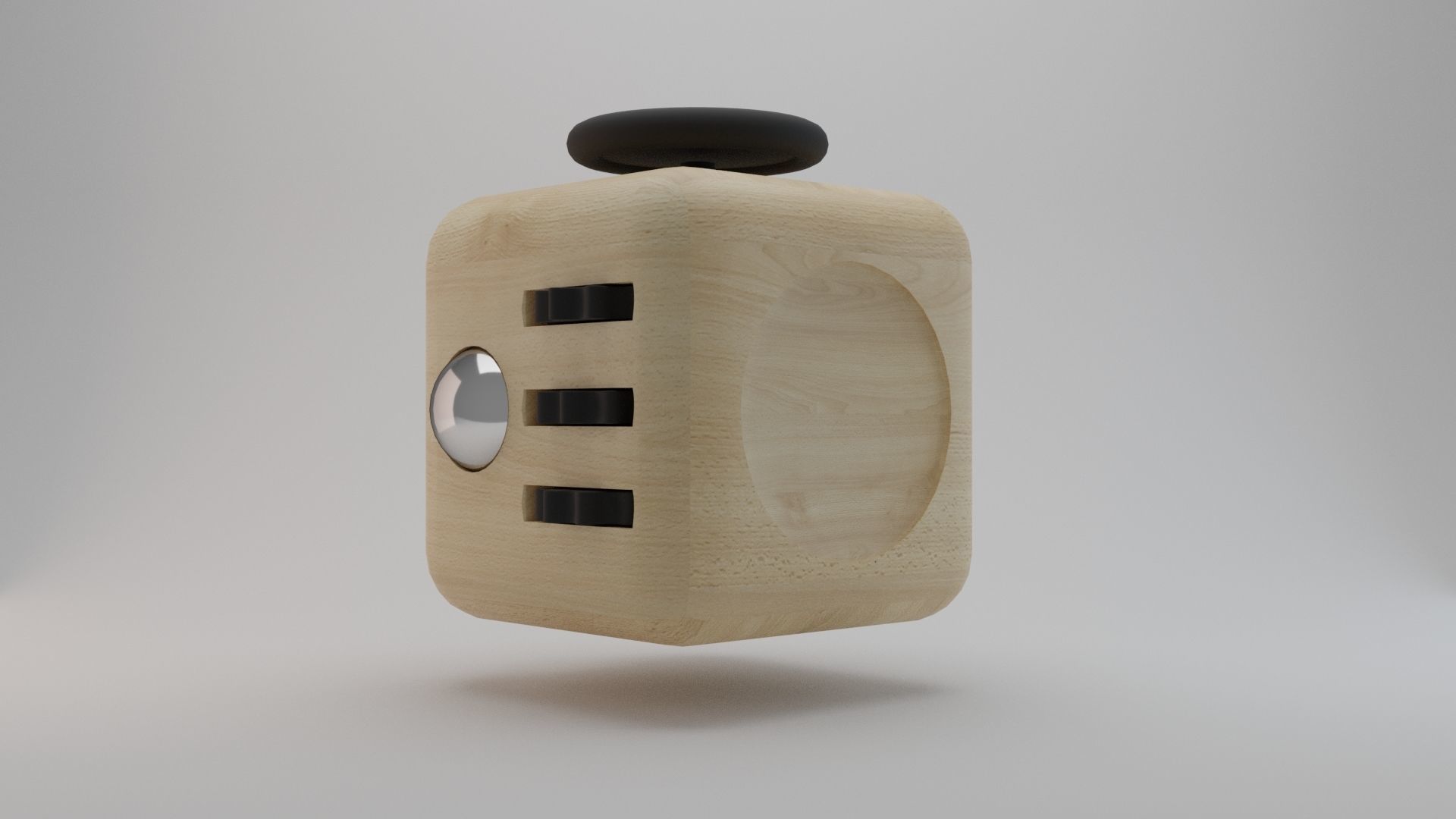 Fidget Cube Stress Anxiety Reliever Idea Maker Study Helper 3D model_2