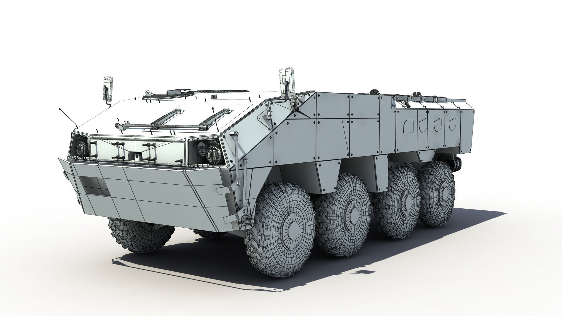 TATA Kestrel APC 3D model_6