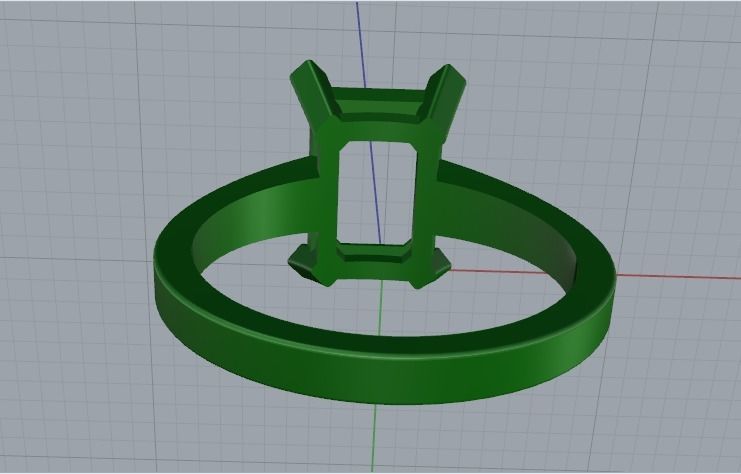 Soliter Ring Model 3329 3D print model_5