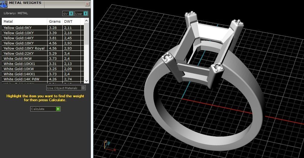 Soliter Ring Model 3329 3D print model_8