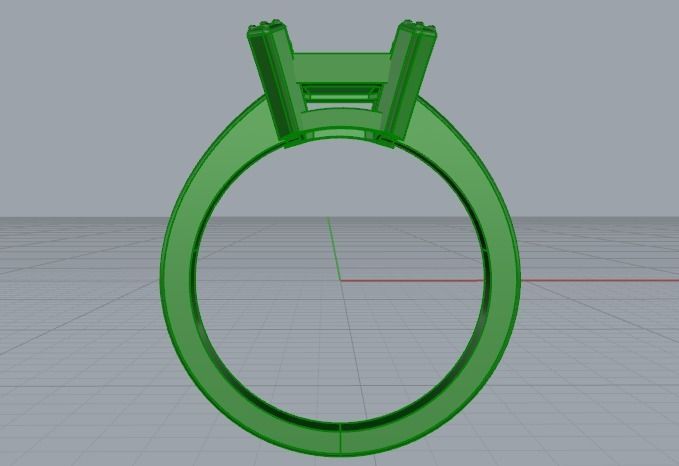 Soliter Ring Model 3329 3D print model_3