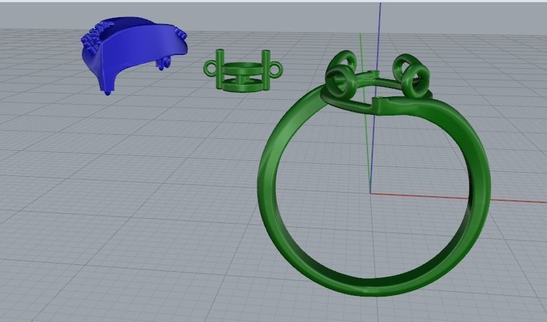 Ring Marquis Model 3327 3D print model_4