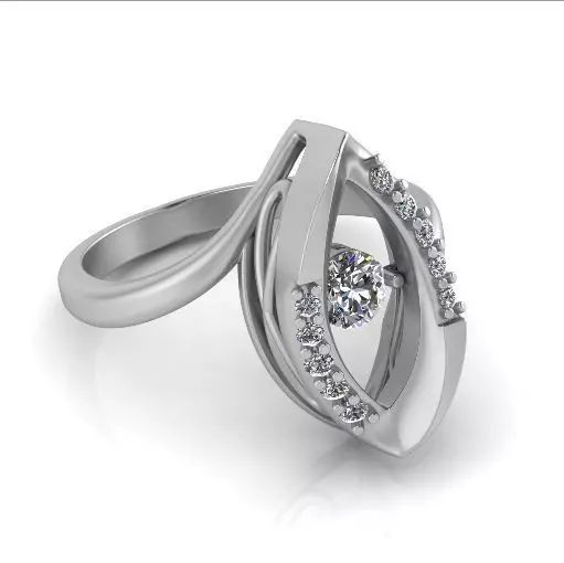 Ring Marquis Model 3327 3D print model_0