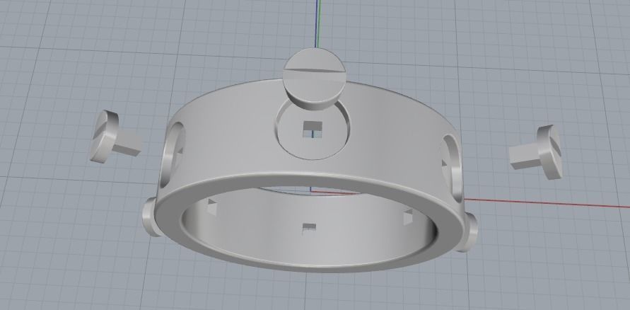 Bolt ring Model 3319 3D print model_3
