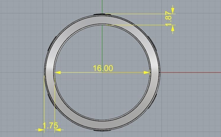 Bolt ring Model 3319 3D print model_6