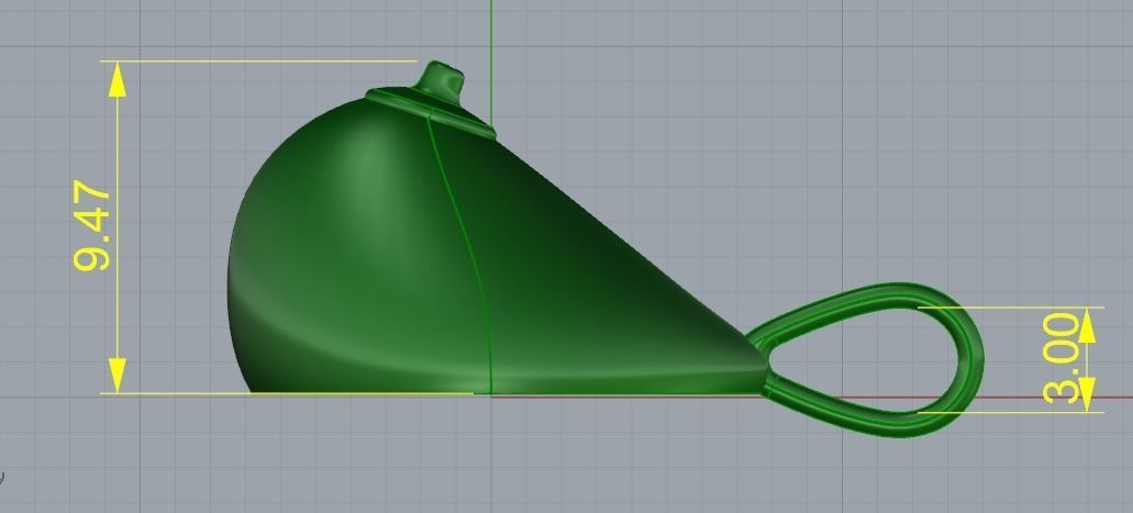 Pendant Model 3316 3D print model_7