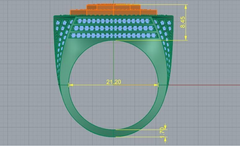 Ring Star Model 3249 3D print model_6
