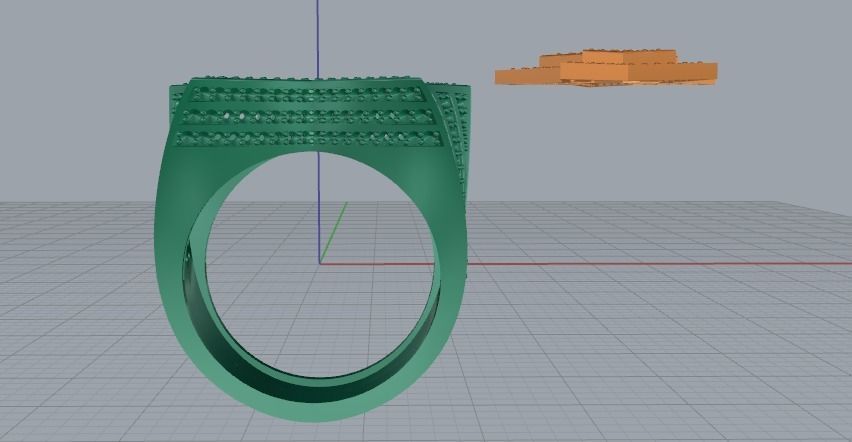 Ring Star Model 3249 3D print model_3
