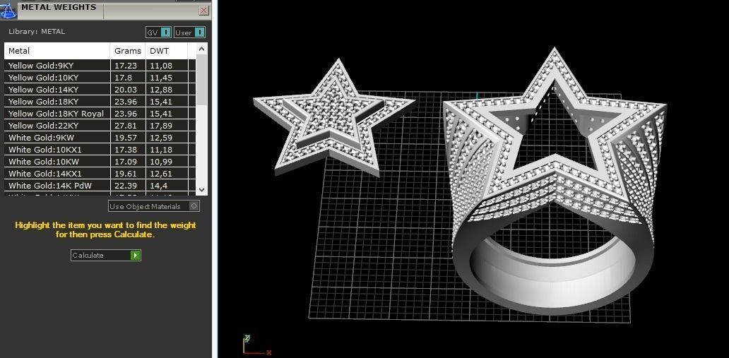 Ring Star Model 3249 3D print model_9