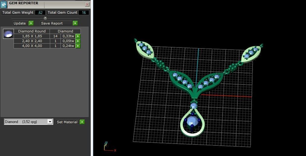 Necklace Model 3354 3D print model_9