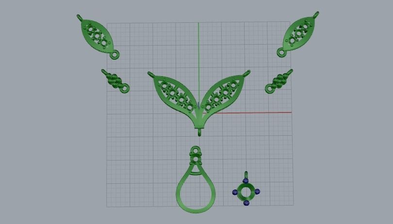 Necklace Model 3354 3D print model_4