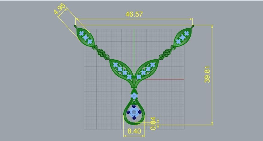 Necklace Model 3354 3D print model_7