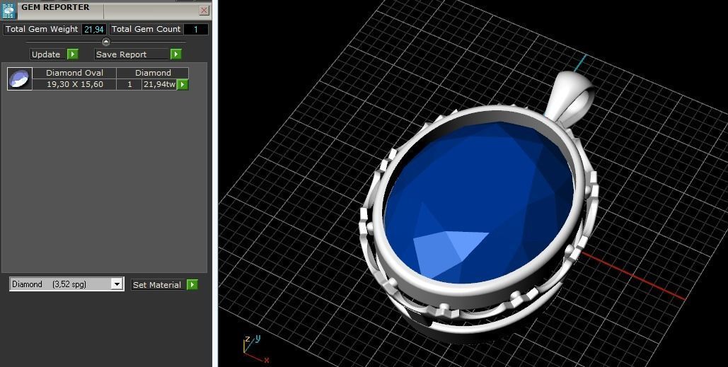 Pendant Model 3337 3D print model_9