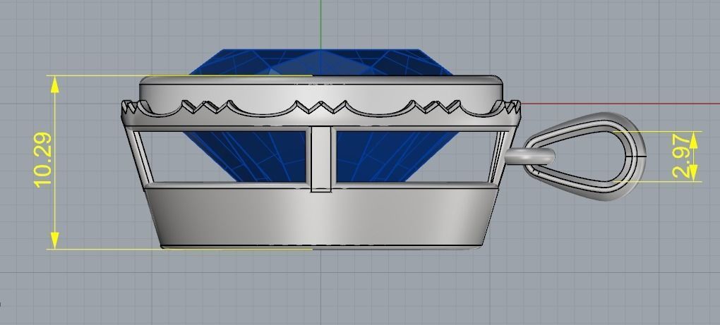 Pendant Model 3337 3D print model_7