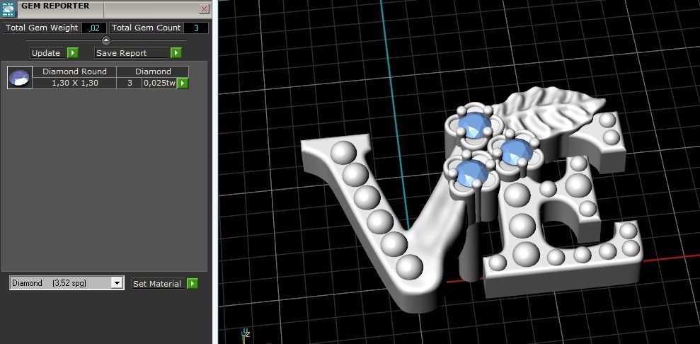 Earrings with letters VE Model 3336 3D print model_9